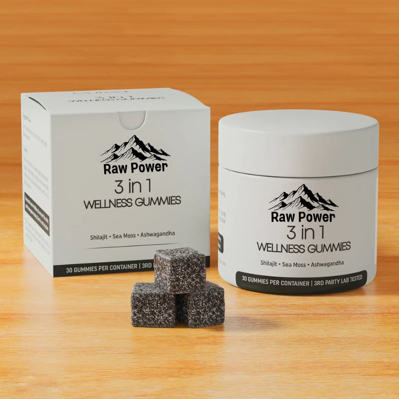 RAW POWER 3-IN-1 WELLNESS GUMMIES