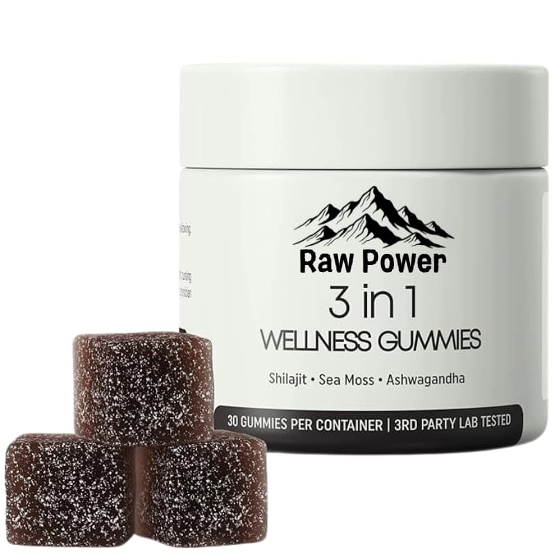 RAW POWER 3-IN-1 WELLNESS GUMMIES
