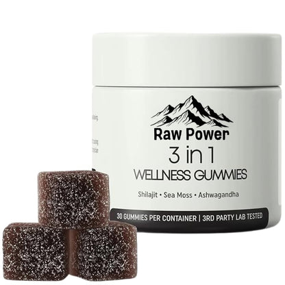 RAW POWER 3-IN-1 WELLNESS GUMMIES